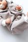Preview: 0,5 MTR. HEAVY SWEAT KUSCHLIGER WINTER SWEAT TAUPE MELANGE - 1123-Bündchen passt exakt dazu!