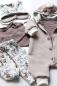 Preview: 0,5 MTR. HEAVY SWEAT KUSCHLIGER WINTER SWEAT BEIGE MELANGE -6153-Bündchen exakt passend