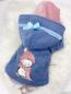 Preview: 0,5 MTR. ♥ Doubelface Baumwollfleece JEANS MELANGE - 100% Baumwolle ♥