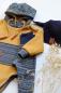 Preview: 0,5 MTR.  WAFFEL STRICKJERSEY 100% BAUMWOLLE - CuRRY
