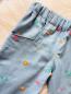 Preview: 0,5 MTR. JEANS CHAMBRAY BLÜMCHEN