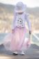 Preview: 0,5 MTR. ♥ WEICHER GLITZER TüLL ROSE/SILBER ♥