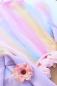 Preview: 0,5 MTR. ♥ WEICHER *GLITZER* FARBVERLAUF RAINBOW MuLTICoLour TüLL ♥