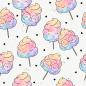 Preview: VORBESTELLUNG CA. 3 WOCHEN - 0,5 MTR. ♥ ZUCKERWATTE EIGENPRODUKTION - JERSEY ♥