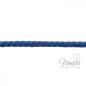 Preview: 1 MTR. ♥ XXL Gedrehte Hoodie Kordel Kobalt Blau meliert - 12mm ♥