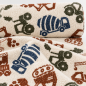 Preview: 0,5 MTR. ♥  TEDDY MINI BAUSTELLE NATUR  ♥
