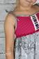 Preview: 1 MTR. ♥ Elastisches Einfassband - Silber - Falzgummi - Glänzend ♥