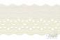 Preview: ♥1 Mtr. Wäschespitze - XXL Blütentraum 8cm - Creme ♥