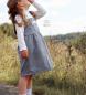 Preview: 0,5 MTR. ♥ WEICHER FEINCORD DUSTY BLUE ♥