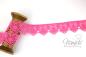 Preview: 1 MTR. BLuMEN KLÖPPELSPITZE PiNK - 3cm
