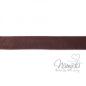 Preview: 1Mtr. ♥ Kunstleder Fransenband Schoko 3cm ♥
