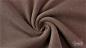 Preview: 0,5 MTR. ♥ Doubelface Baumwollfleece Dusty BRAUN - 100% Baumwolle ♥