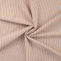 Preview: 0,5 MTR. SEERSUCKER STREIFEN UNI TAUPE