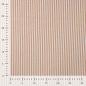 Preview: 0,5 MTR. SEERSUCKER STREIFEN UNI TAUPE