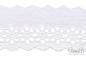 Preview: ♥1 Mtr. Wäschespitze - XXL Blütentraum 8cm - Weiss ♥