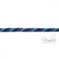 Preview: 1 MTR. ♥ XXL Gedrehte Hoodie JeaNS/BLau/AQuA meliert - 12mm ♥