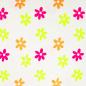 Preview: 0,5 MTR. ♥ RIPPSTRICK JERSEY NEON DAISIES ♥