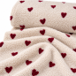 Preview: 0,5 MTR. ♥ TEDDY HERZCHEN NATUR  ♥