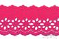 Preview: ♥1 Mtr. Wäschespitze - XXL Blütentraum 8cm - Pink ♥