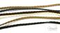Preview: 1Mtr. ♥ Geflochtenes Kunstlederband Natur Weiss ♥