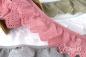 Preview: ♥1 Mtr. Wäschespitze WAVES gerüscht - WeiSS - 5cm ♥