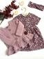 Preview: 0,50 MTR. ♥ FLORAL ALTMAUVE LOVE JERSEY ♥