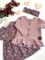 Preview: 0,50 MTR. ♥ FLORAL ALTMAUVE LOVE JERSEY ♥