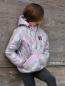Preview: RESTSTÜCK 1,30 MTR. ♥ RAINBOW SHINY ABGESTEPPTER JACKENSTOFF - FLUOREZIEREND ♥