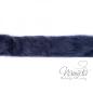 Preview: 1 MTR. ♥ KUNST FeLLBORTE NaVY - 4cm ♥