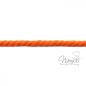 Preview: 1 MTR. ♥ XXL Gedrehte Hoodie Kordel ORANGE  meliert - 12mm ♥