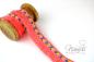 Preview: ♥1 Mtr. IBiZA Style Fransenborte PEACH - 2,5cm ♥