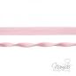 Preview: 1 MTR. ♥ Elastisches Einfassband JACQUARD - Rosa - 20mm - Glänzend ♥