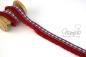 Preview: ♥1 Mtr. IBiZA Style Fransenborte RoT - 2,5cm ♥