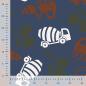 Preview: 0,5 MTR. ♥  TEDDY MINI BAUSTELLE NAVY  ♥