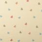 Preview: 0,5 MTR. ♥ MuSSELIN GESTICKTE PASTELL SCHLEIFCHEN CREME ♥