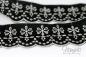 Preview: ♥1 Mtr. Wäschespitze ♥ Shabby Style - SCHwARZ - 5,5cm ♥