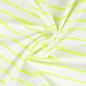 Preview: 0,50 MTR. NEON STRIPES GELB - FRENCH TERRY