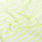 Preview: 0,50 MTR. NEON STRIPES GELB - FRENCH TERRY