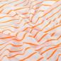 Preview: 0,50 MTR. NEON STRIPES ORANGE - FRENCH TERRY