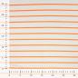 Preview: 0,50 MTR. NEON STRIPES ORANGE - FRENCH TERRY