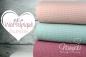 Preview: 0,5 MTR. ♥ Waffel Piqué ROST - Baumwollstoff ♥