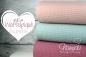 Preview: 0,50 MTR. ♥ Waffel Piqué BROMBEERE - Baumwollstoff ♥