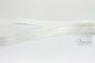 Preview: 1 MTR. ♥ Elastisches Einfassband - Weiss - Falzgummi - Glänzend ♥