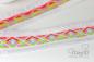 Preview: ♥1 Mtr. IBiZA Fransenband WeiSS - 4,5cm ♥