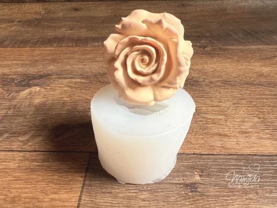 1 Stück ♥ GIESSFORM SILIKON ROSE KLEIN  ♥