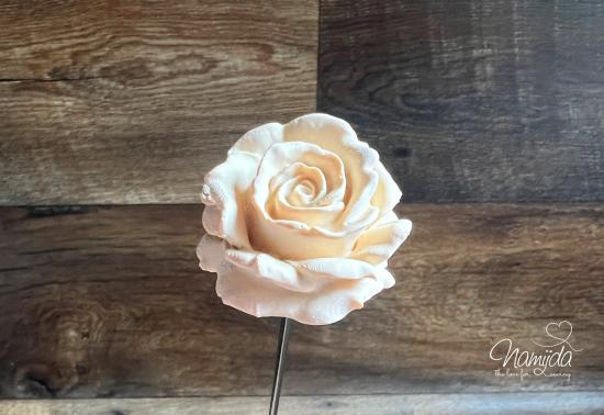 1 Stück ♥ GIESSFORM SILIKON ROSE KLEIN  ♥