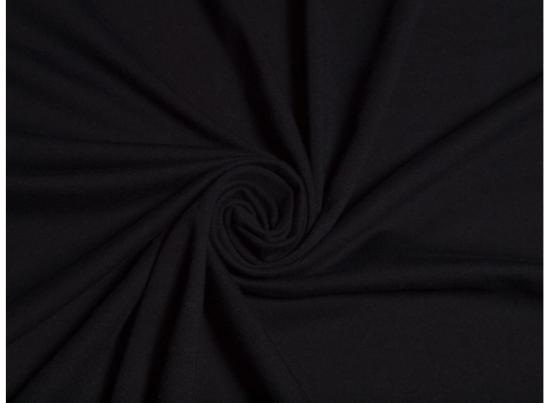 0,5 MTR. ♥  UNI BIO BAUMWOLLJERSEY SCHwaRZ  ♥