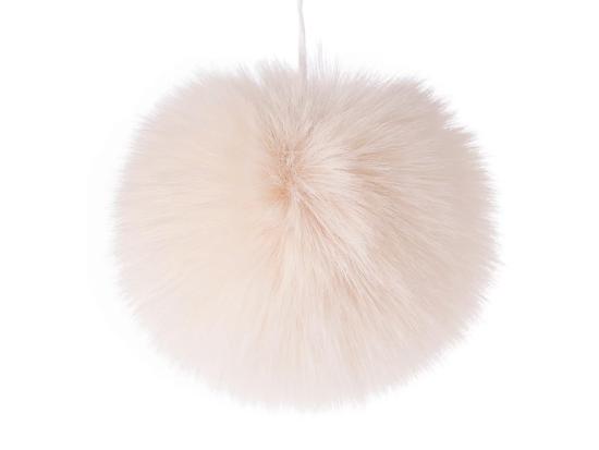 1 Stück XL FeLLbommel - HELL CREME - 11cm