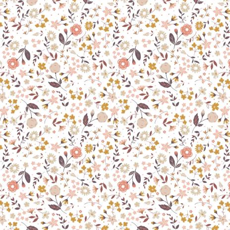 0,5 MTR.  AUTUMN MEADOW BAUMWOLLE POPELINE