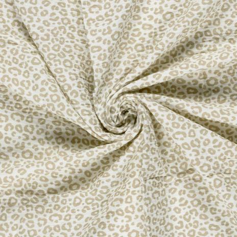 0,5 MTR. ♥ MuSSELIN LEO NATURAL ♥